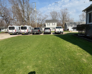 Commercial lawn mowing by Tanner’s TM Commercial Care